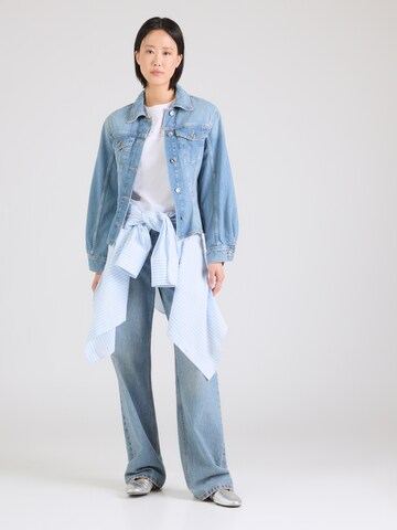 ABOUT YOU Μπλουζάκι 'Carla' σε λευκό