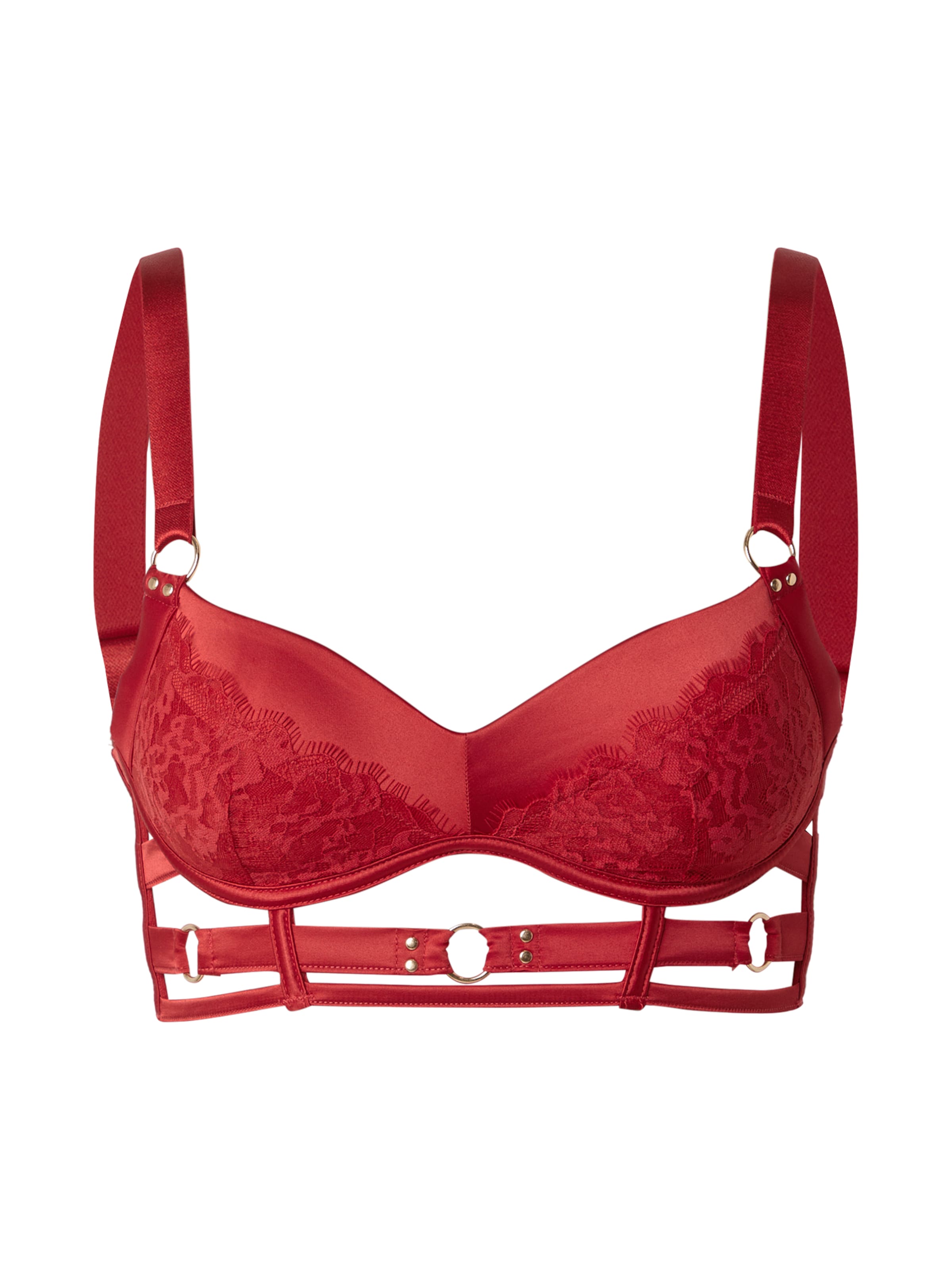 Hunkemöller Korzet Podprsenka 'Noeki' - Červená: predná strana