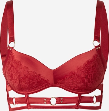 Hunkemöller Bustier Biustonosz 'Noeki' w kolorze czerwony: przód