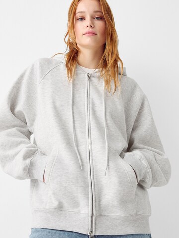 Veste de survêtement Bershka en gris