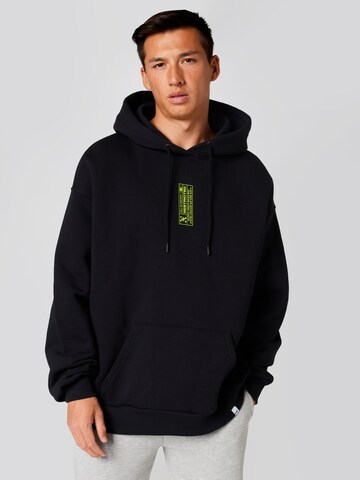 ILHH Sweatshirt 'Nico' in Zwart: voorkant