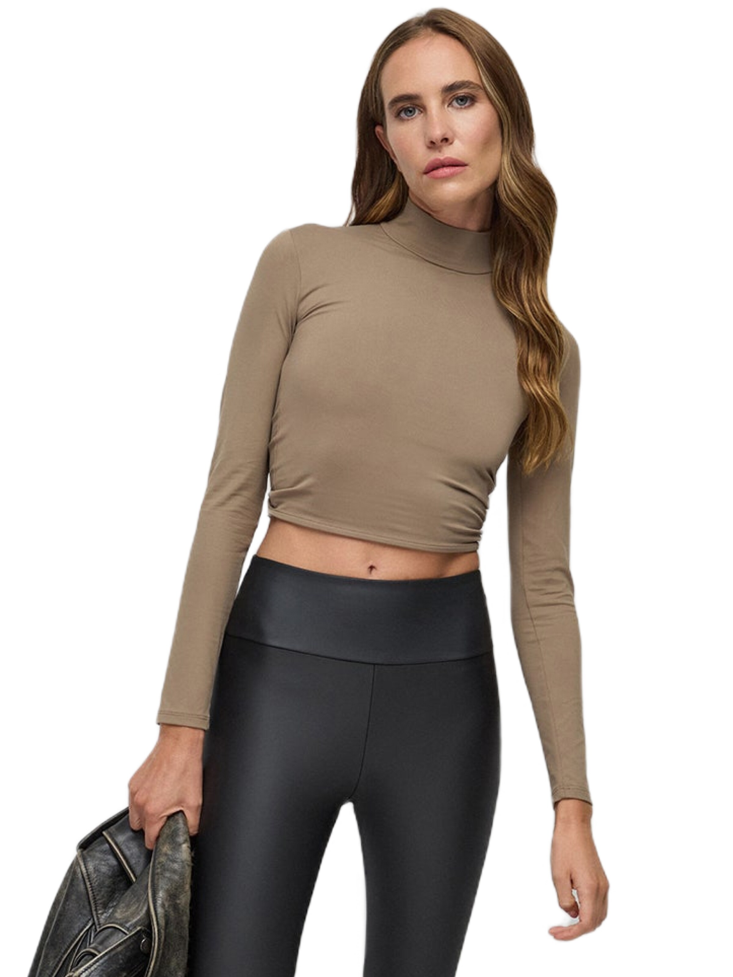 No Matter What Shirt in Braun: Vorderseite