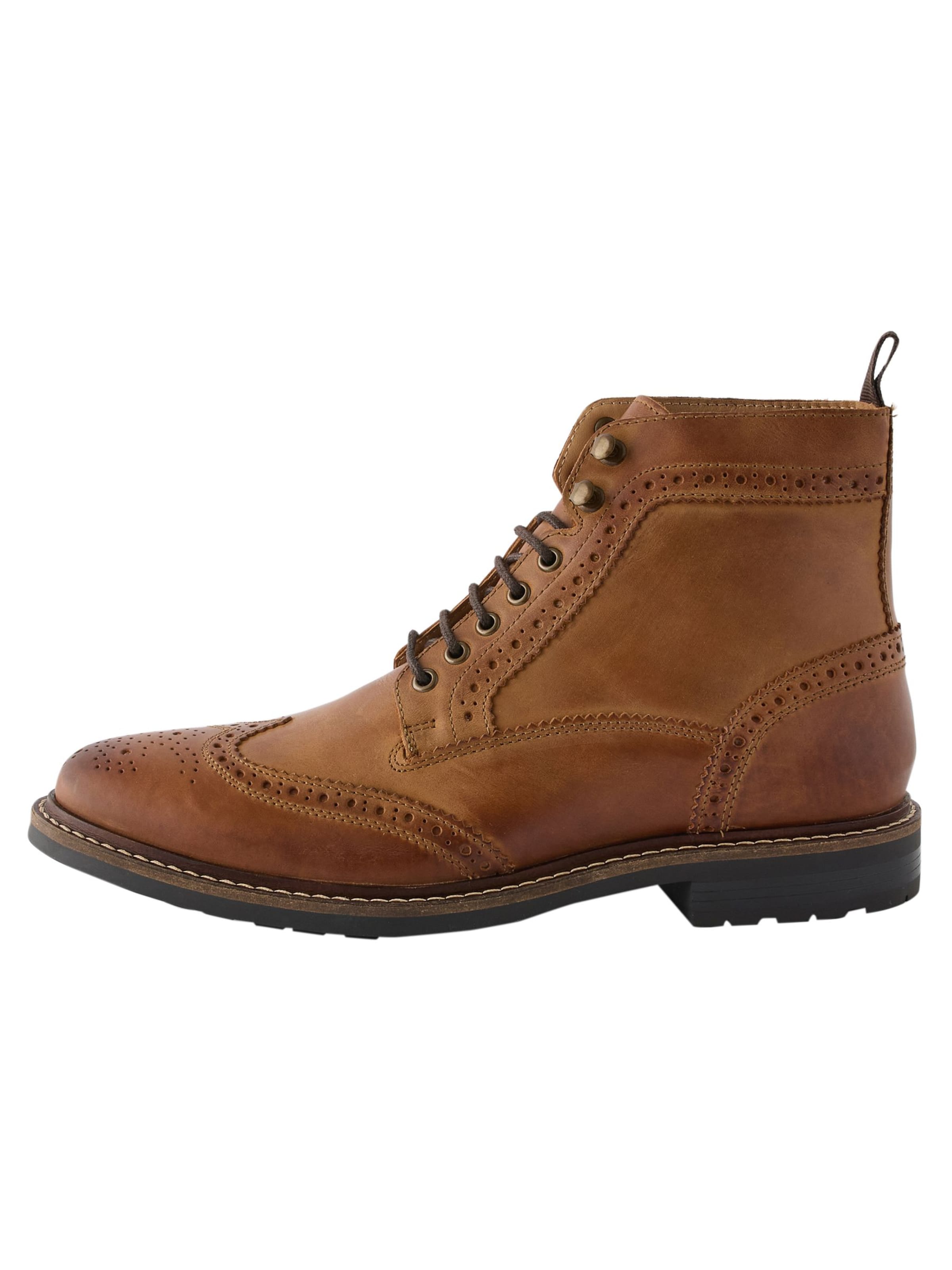 Bocanci cu șireturi de la Next pe maro: față