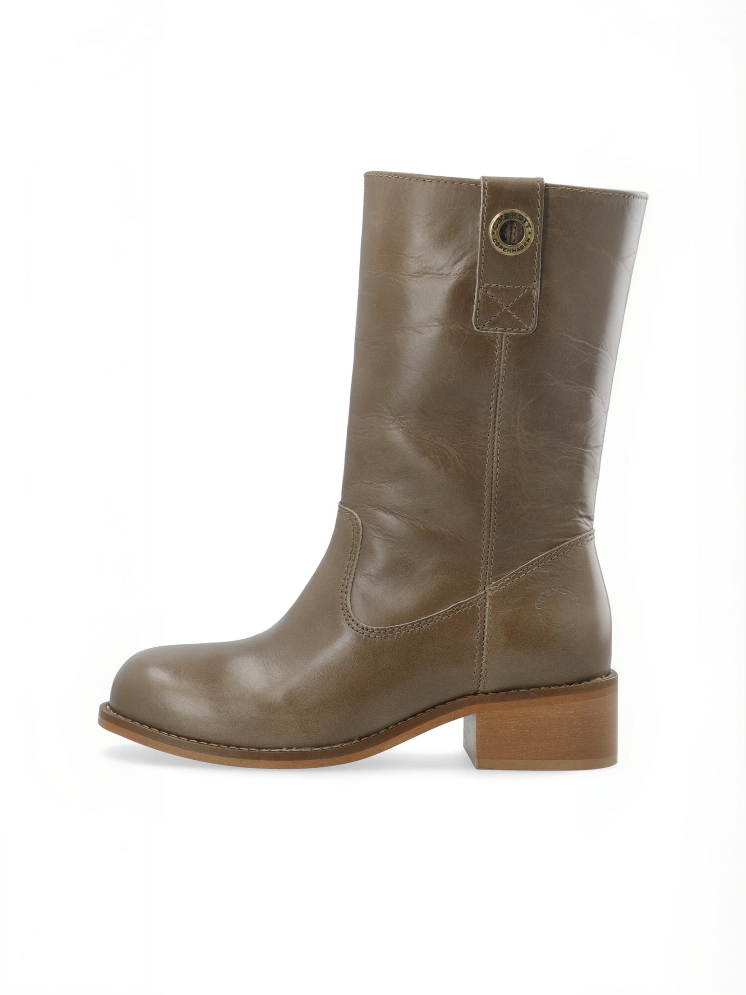 Ca'Shott Chelsea Boots ' CASVILMA ' in Beige: front
