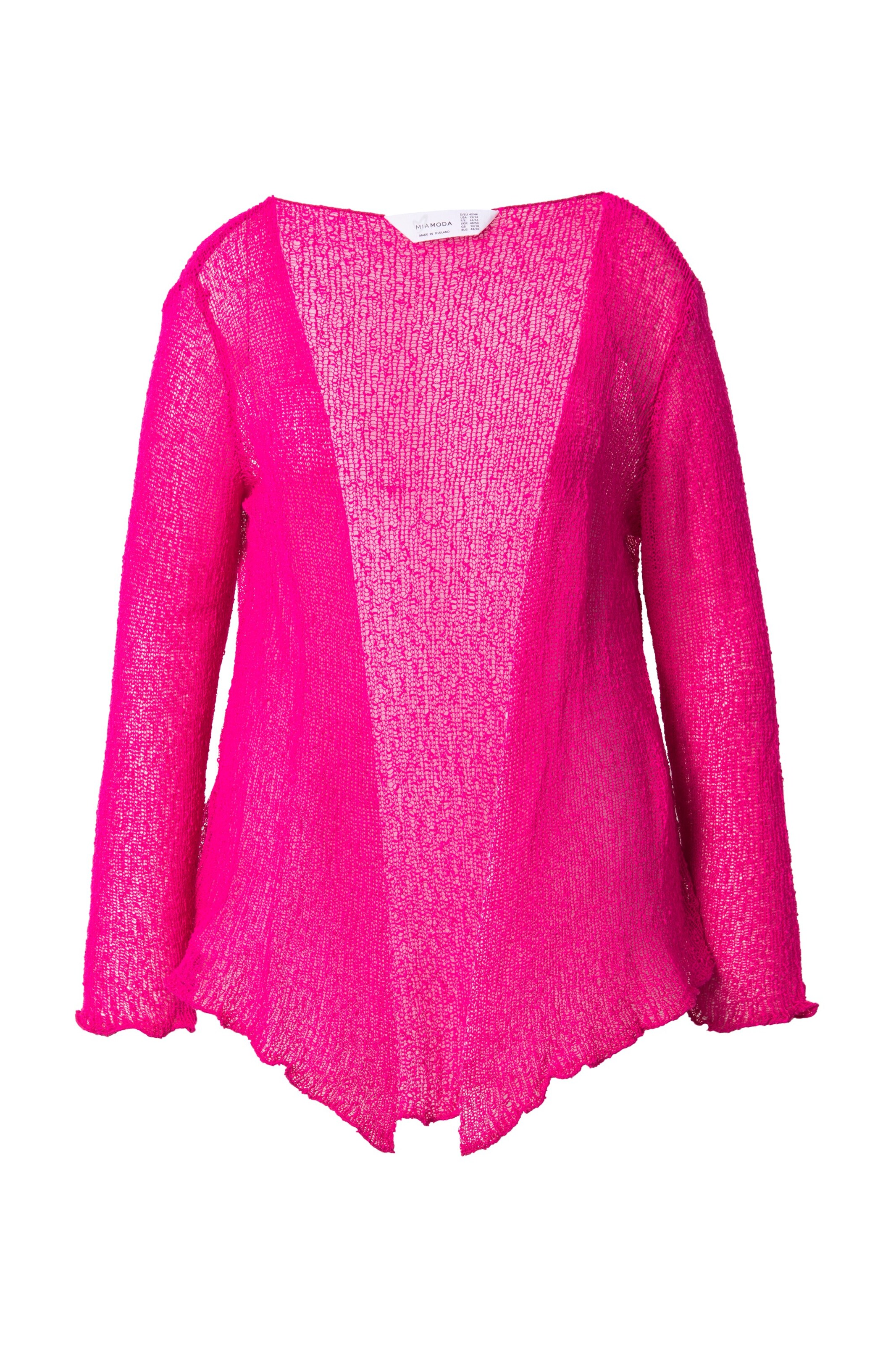 MIAMODA Strickjacke in Lila: Vorderseite