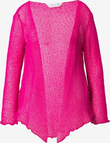 MIAMODA Strickjacke in Lila: Vorderseite