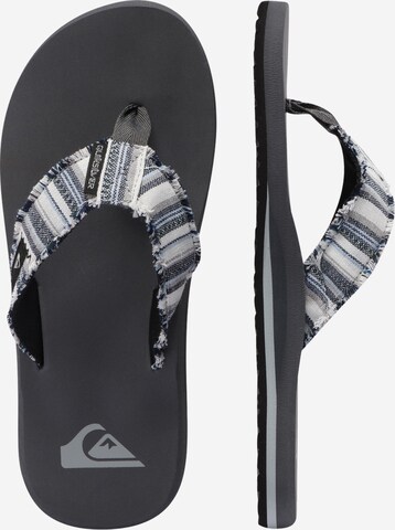 QUIKSILVER T-Bar Sandals 'MONKEY ABYSS' in Grey