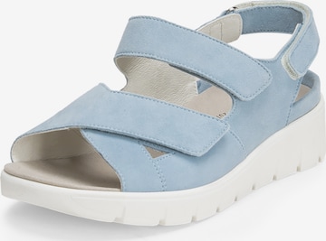 Sandales à lanières VITAFORM en bleu : devant