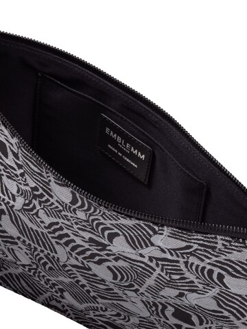 Étui 'Double Portfolio in Liquid Mic Jacquard' EMBLEMM en mélange de couleurs