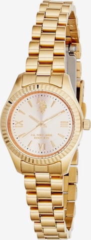 U.S. POLO ASSN. - Reloj analógico 'Charlotte' en rosa: frente