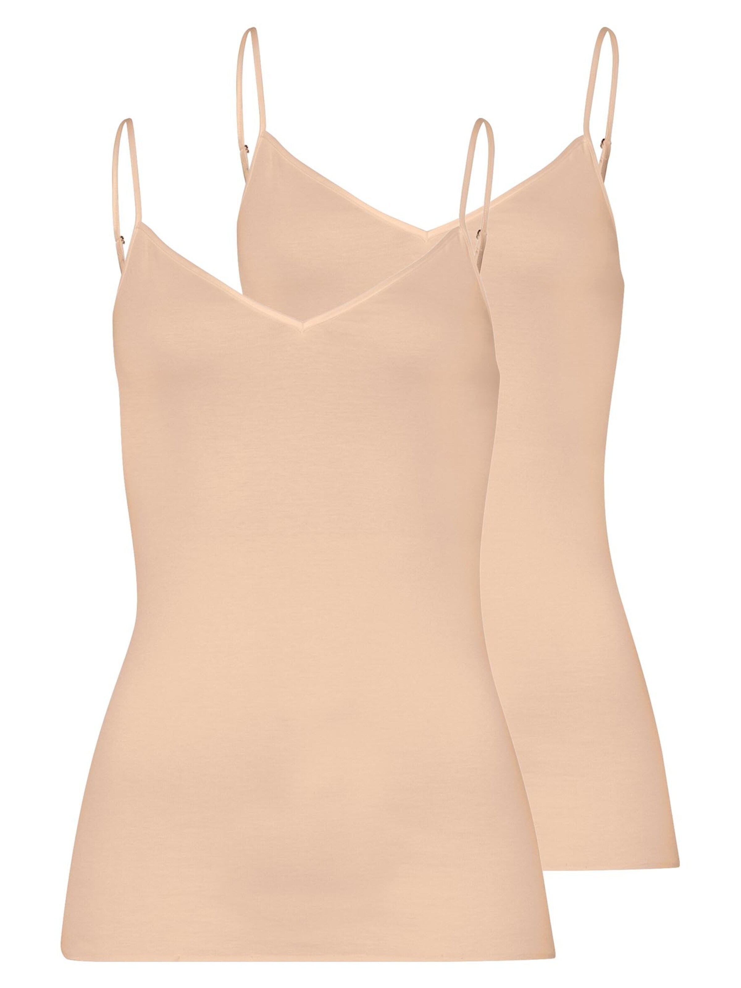 Hanro Unterhemd 'Cotton Seamless'‌‌ in Beige: Vorderseite