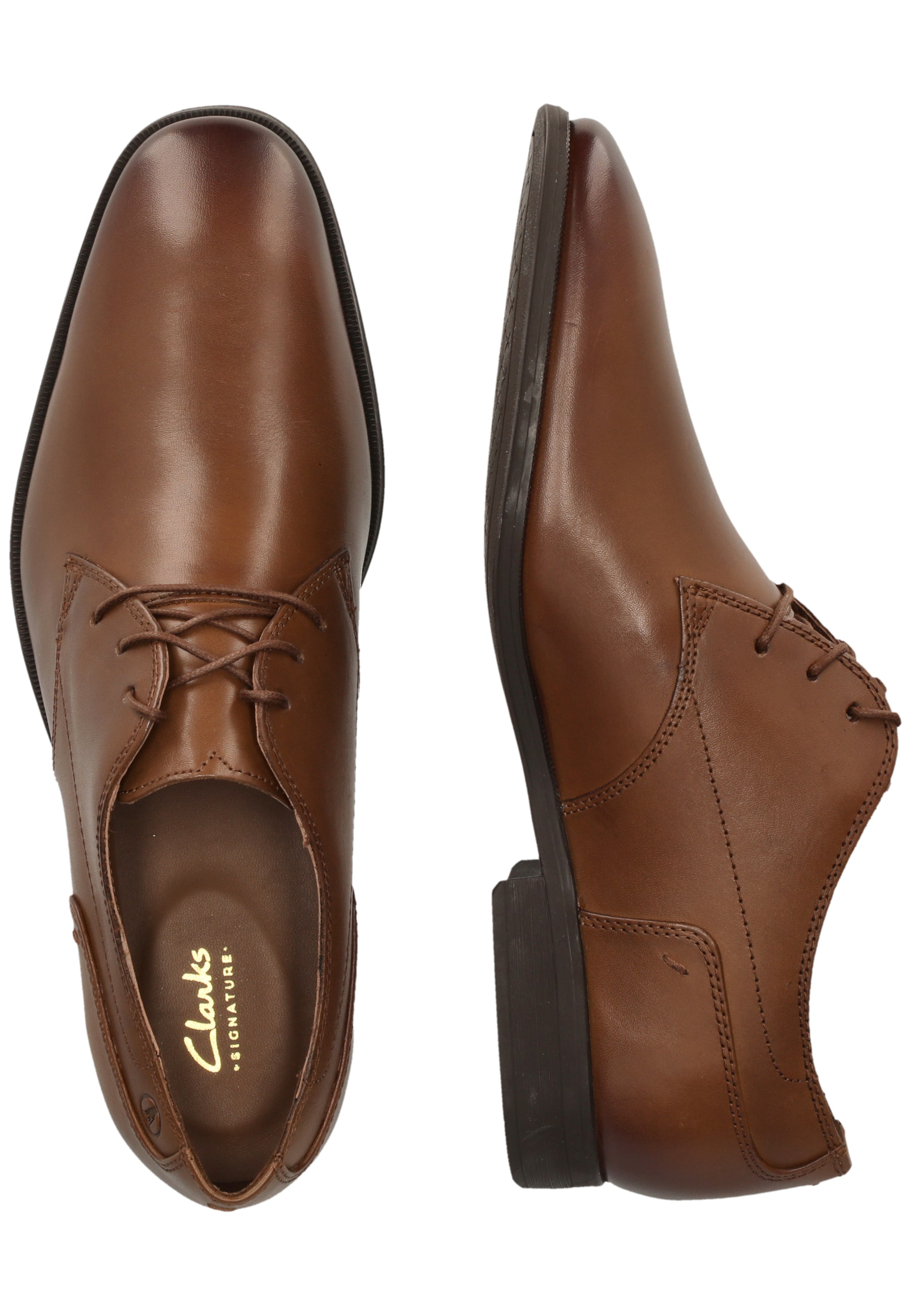 CLARKS Veterschoen 'Paulton Lace' in Bruin