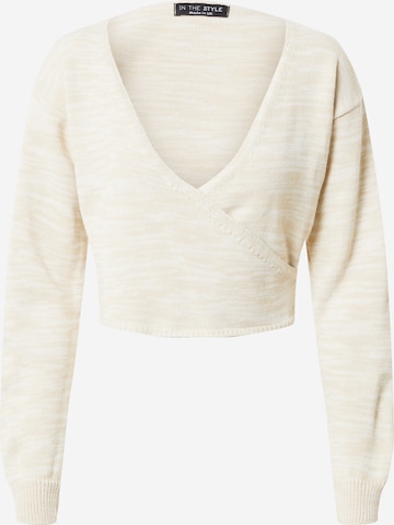 Pull-over 'Saffron' In The Style en beige : devant