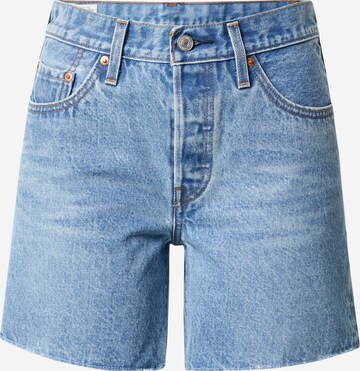 LEVI'S ® Jeans '501 Rolled Short' in Blauw: voorkant