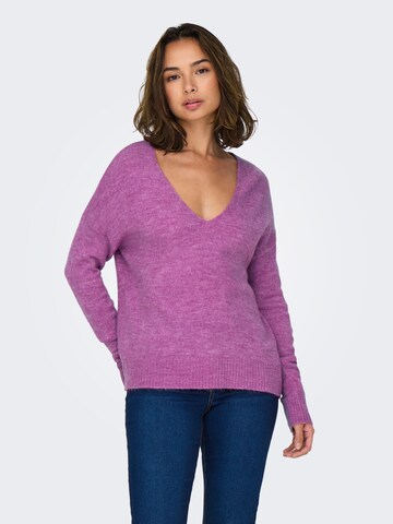 JDY Pullover 'JDYELANORA' in Pink: Vorderseite