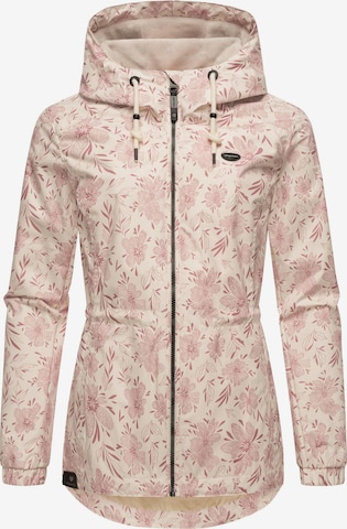 Ragwear Weatherproof jacket 'Dankka Spring' in Pink: front