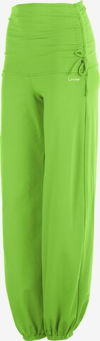 Tapered Pantaloni sportivi 'WH1' di Winshape in verde