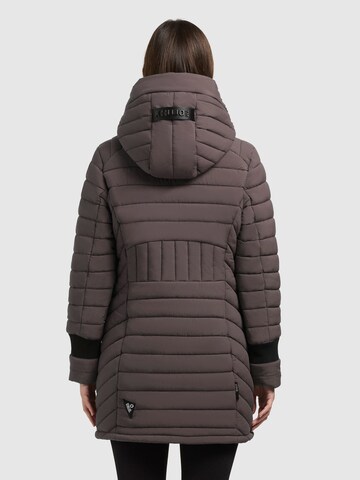 khujo Winter Coat 'Nita4' in Grey