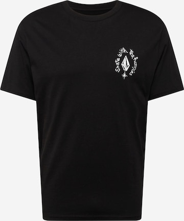 Volcom - Camisa 'MADITI' em preto: frente