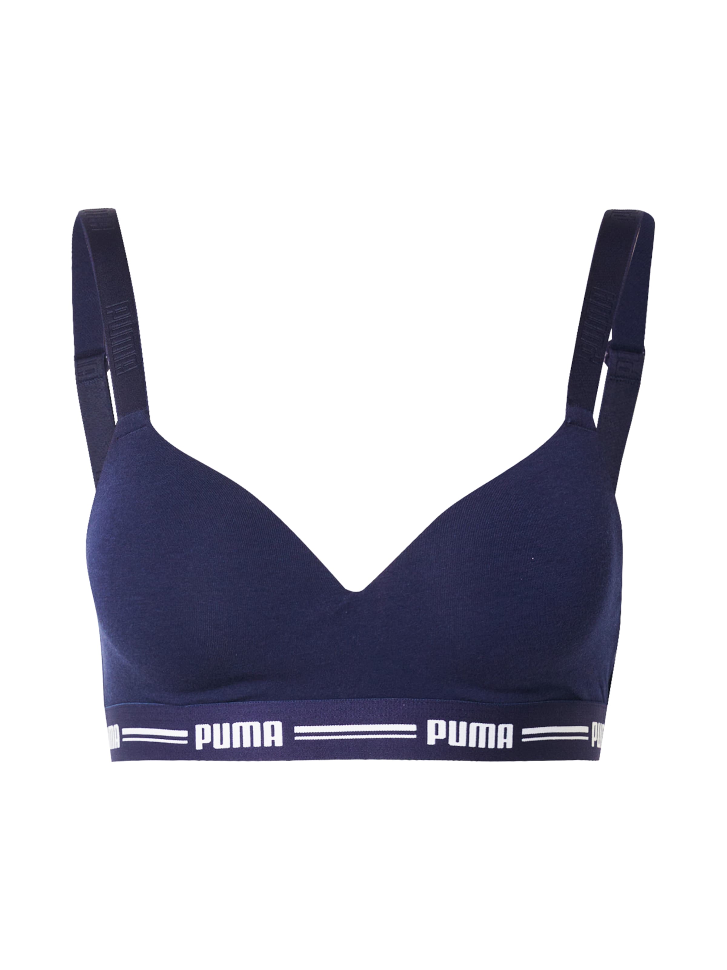 PUMA T-särgi Rinnahoidja, värv sinine: eest vaates