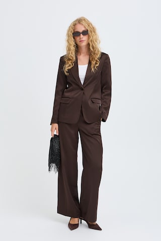 Wide Leg Pantalon à plis 'BYEVIE' b.young en marron