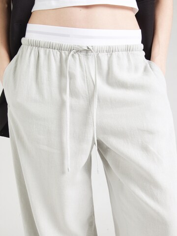 WEEKDAY Wide leg Παντελόνι 'Bronte' σε γκρι