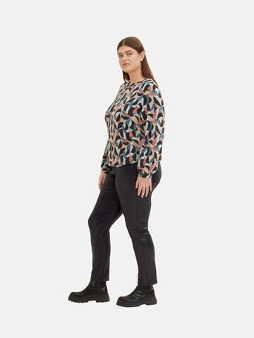 Tom Tailor Women + - Slimfit Vaquero en negro