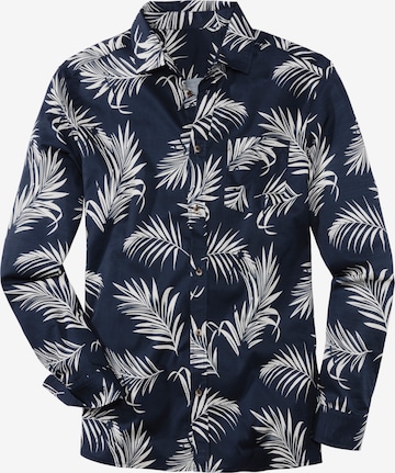 JOHN DEVIN Regular fit Overhemd in Blauw: voorkant