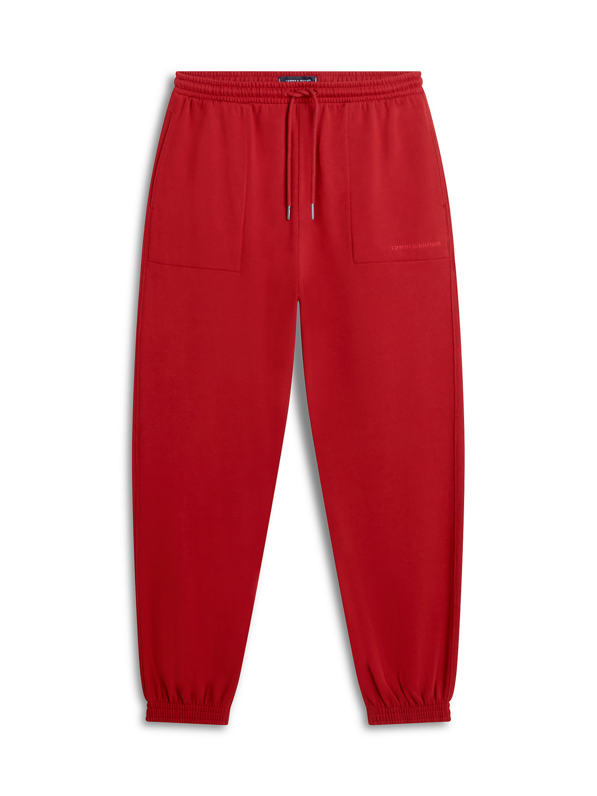 TOMMY HILFIGER Pyjamahose 'Essential' in Rot: Vorderseite