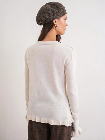 MixRay Strickjacke in Weiß