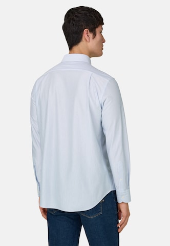 Coupe regular Chemise Boggi Milano en bleu