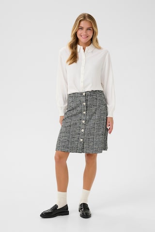 Cream Skirt 'Millie' in Black
