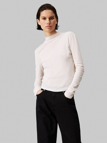 Calvin Klein Jeans Свитер в Белый: спереди