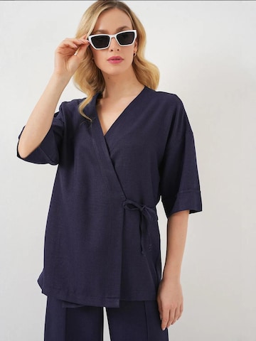 Bigdart - Calças de fato em azul