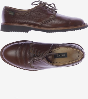 Bally Flats & Loafers in 41 in Brown: front