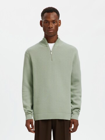 SELECTED Pullover 'SLHDANE' in Grün: Vorderseite
