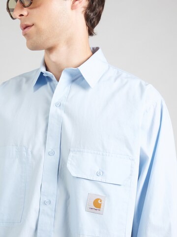 mėlyna Carhartt WIP Standartinis modelis Marškiniai 'Irwin'