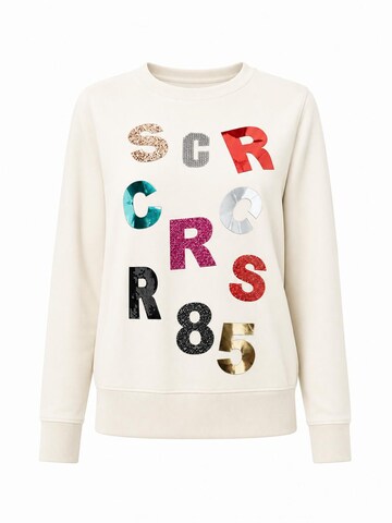 SCR. Sportpullover 'LELYA'‌‌‌‌‌ in Weiß: Vorderseite