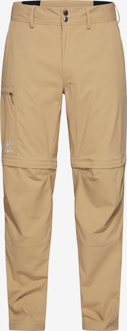 Haglöfs Outdoor Pants in Beige: front