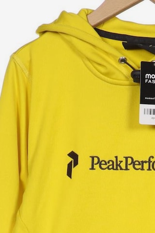 PEAK PERFORMANCE Sweatshirt & Zip-Up Hoodie in M in Yellow