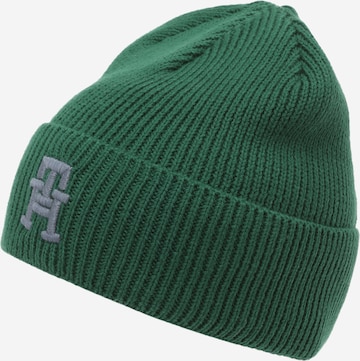 TOMMY HILFIGER Beanie in Green: front