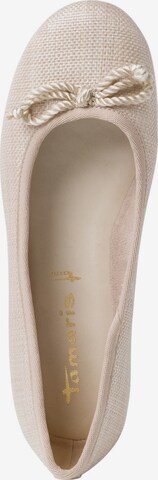 TAMARIS Ballet Flats in Beige