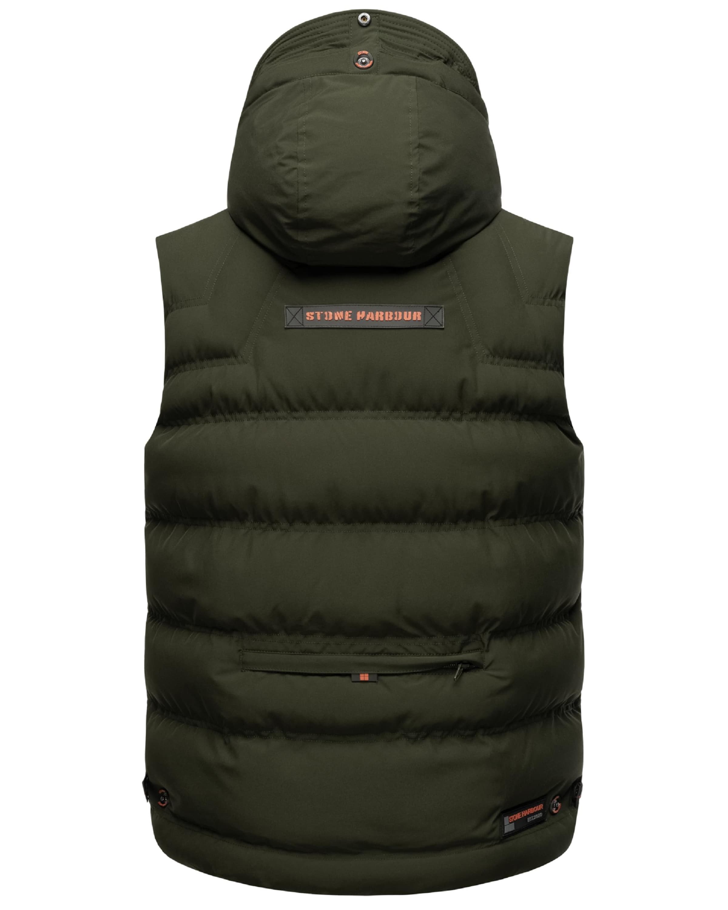 Gilet 'Egoor' di STONE HARBOUR in verde