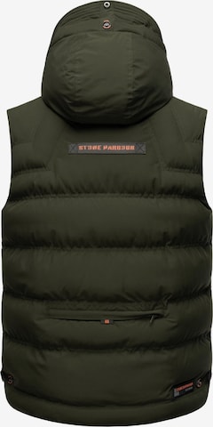 STONE HARBOUR Bodywarmer 'Egoor' in Groen