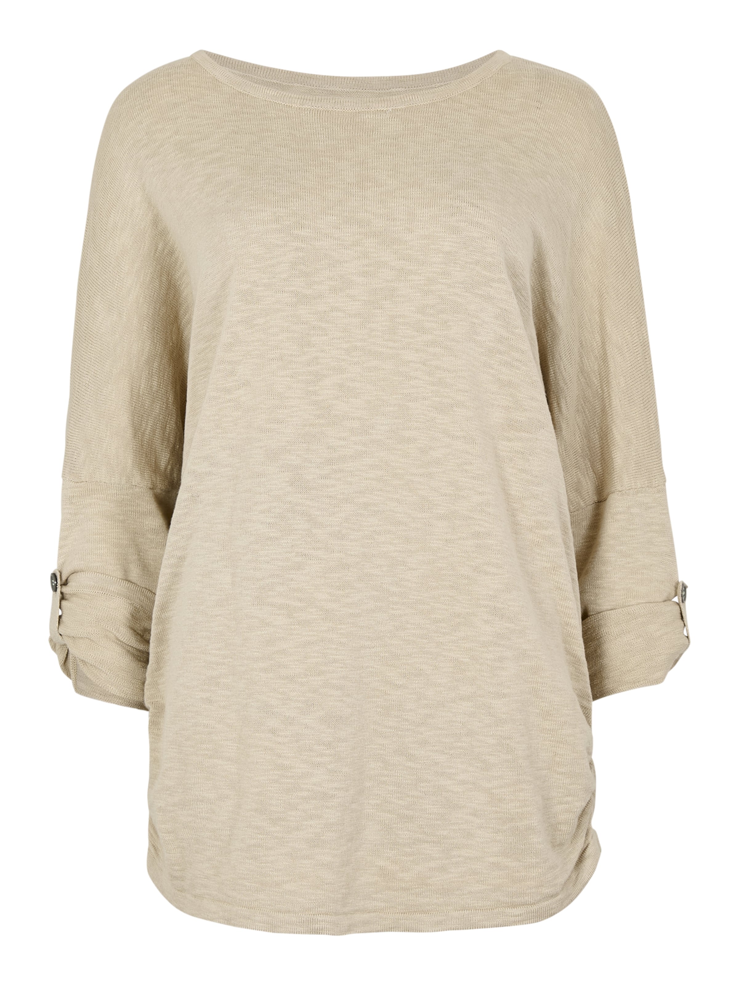 Apricot Pullover in Grau: Vorderseite