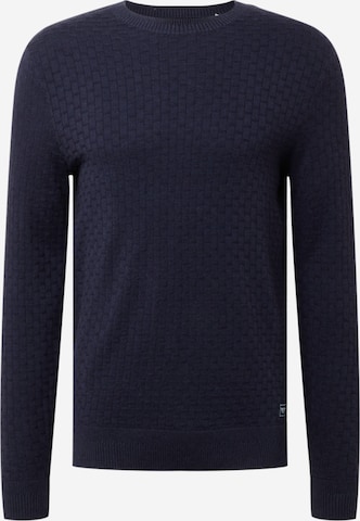 TOM TAILOR Sweater in Blue: front