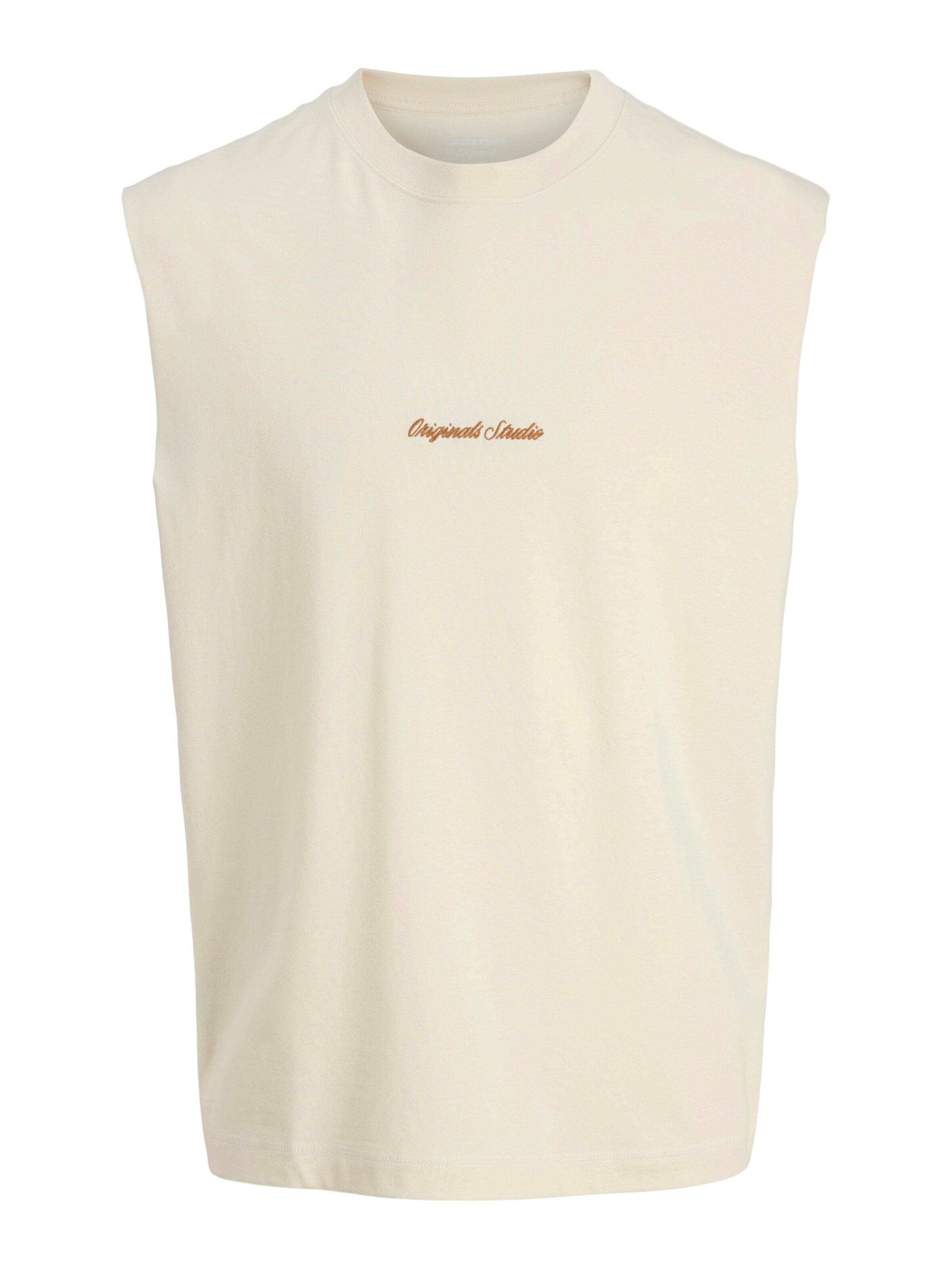 JACK & JONES Shirt 'JORNORREBRO' in Brown / White, Item view