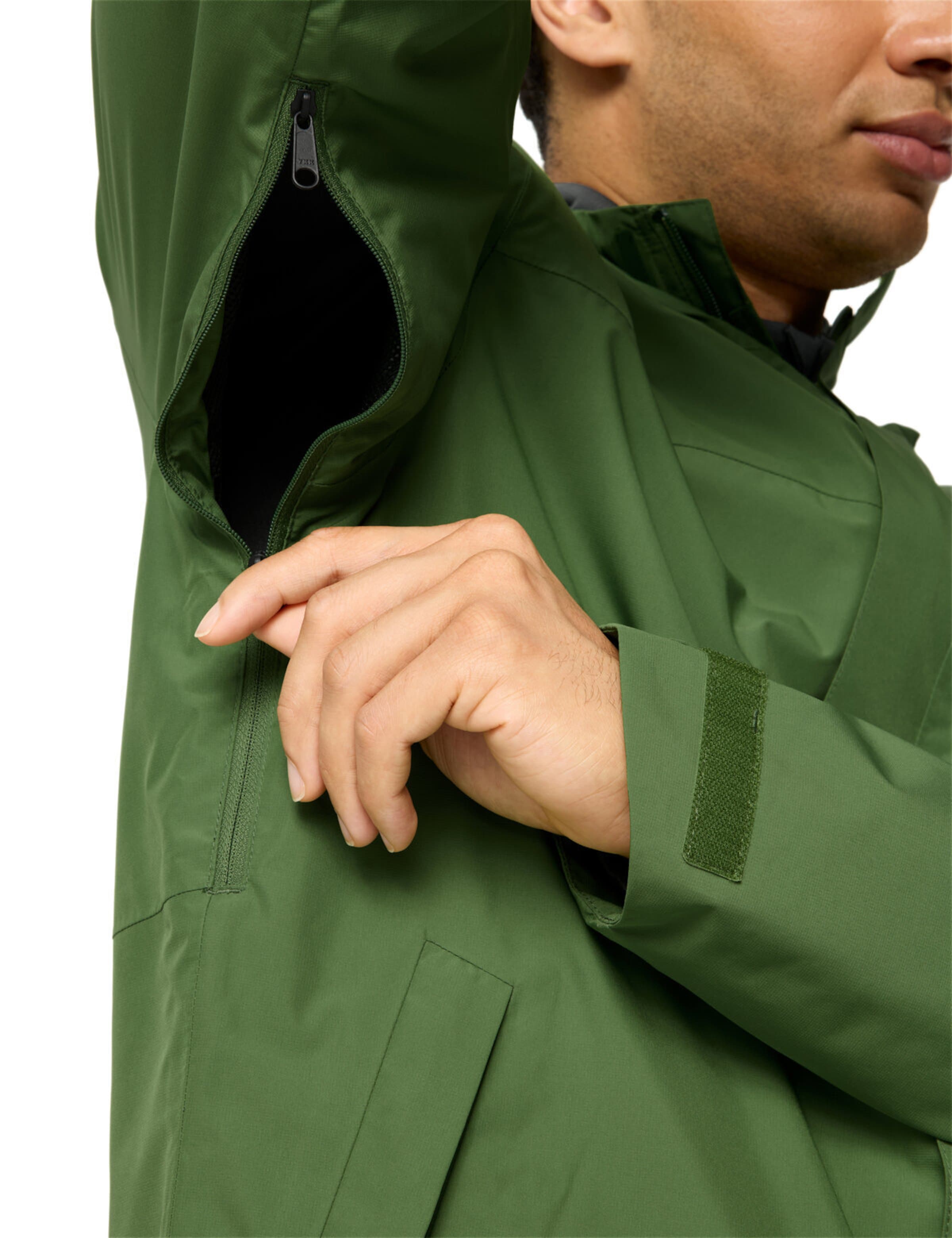 VAUDE Outdoorjas 'Strathcona' in Groen