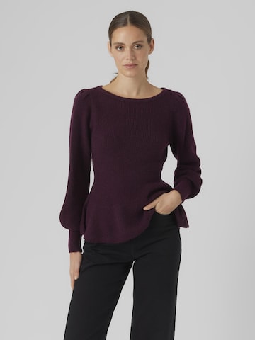 VERO MODA Sweater 'FLAVOUR' in Red: front