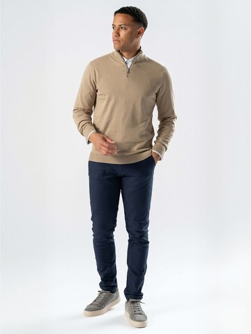 TEESHOPPEN Sweater ' Pullover ' in Beige